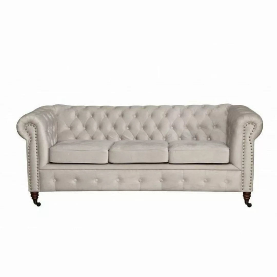 JVmoebel Sofa Moderner Designer Chesterfield Dreisitzer Klassiker Edles Des günstig online kaufen