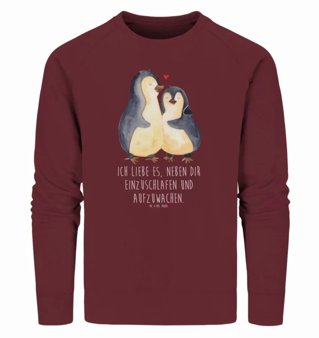 Mr. & Mrs. Panda Longpullover Größe XXL Pinguine Einschlafen - Burgundy - G günstig online kaufen