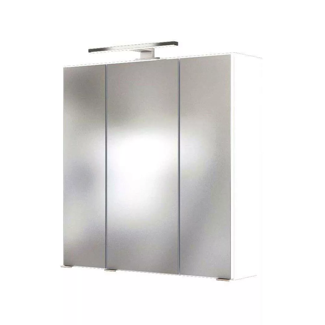 Lomadox Badmöbel LED Spiegelschrank 60 cm ARLON-03 in weiß BxHxT: 60 x 66 x günstig online kaufen