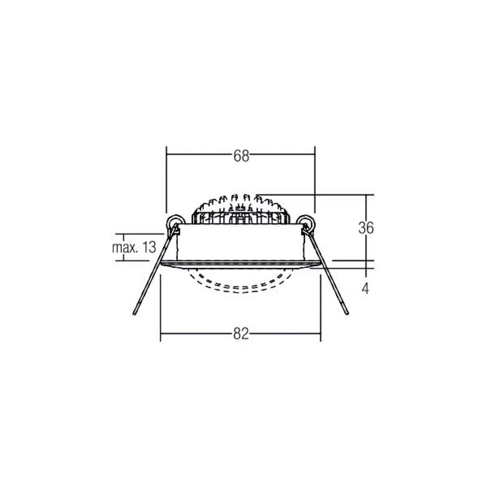 BRUMBERG BB03 Einbau RC Treiber rund nickel matt günstig online kaufen