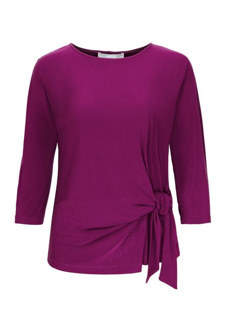 bianca Rundhalsshirt JULIE aus weichem Technojersey in Trendfarbe 'grape' günstig online kaufen