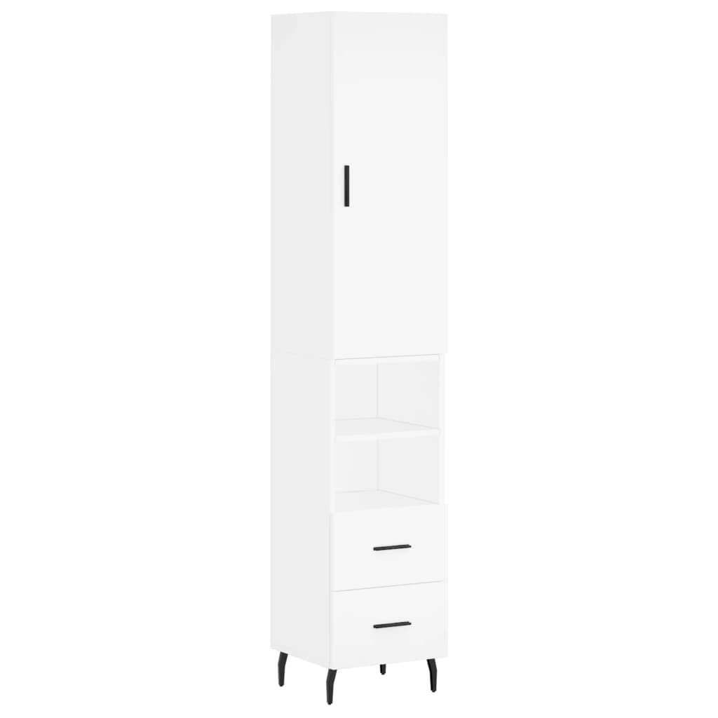 vidaXL Highboard Highboard Weiß 34,5x34x180 cm günstig online kaufen