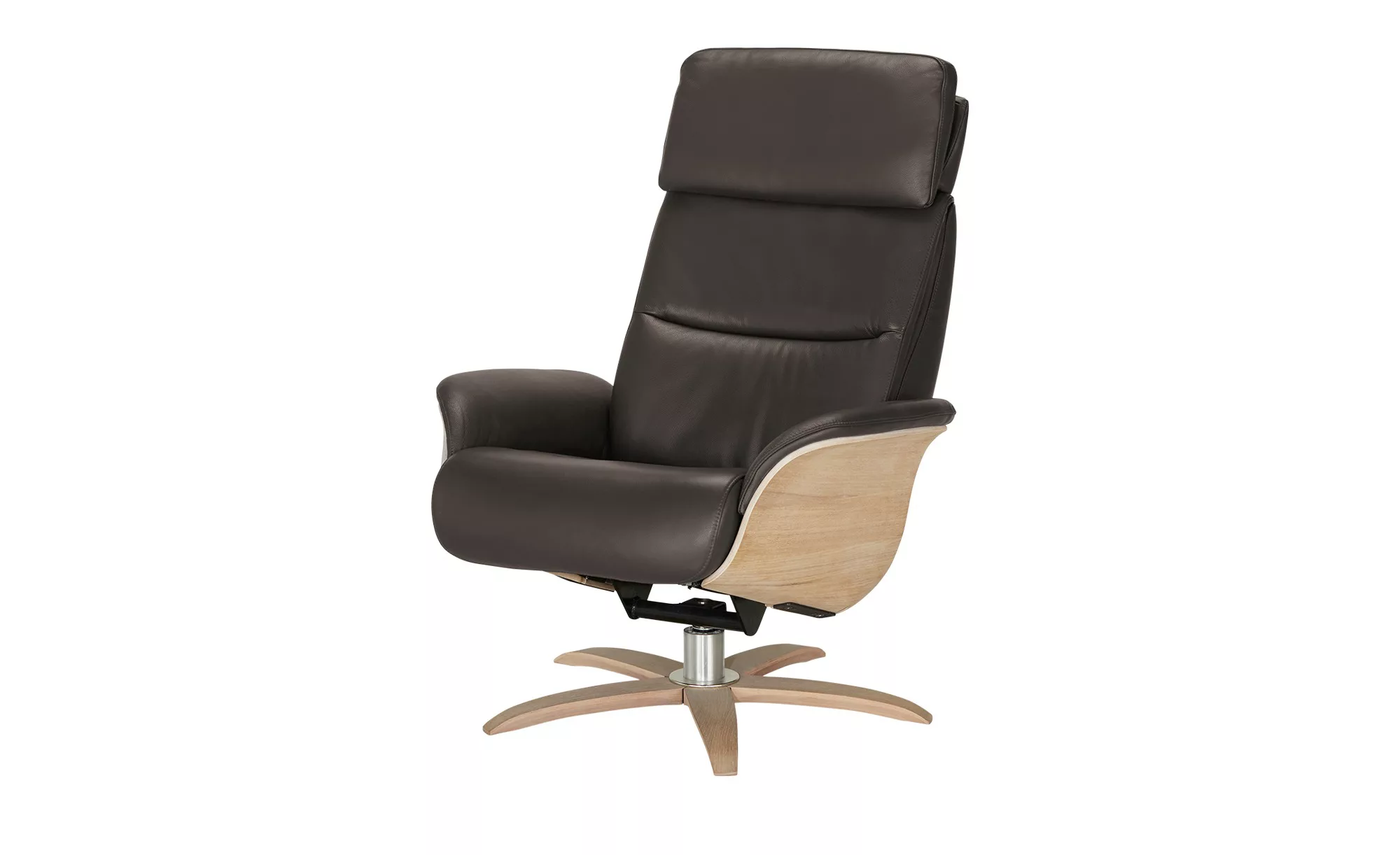 Nils Olsen Relaxsessel Leder  Balance ¦ braun ¦ Maße (cm): B: 80 H: 112 T: günstig online kaufen