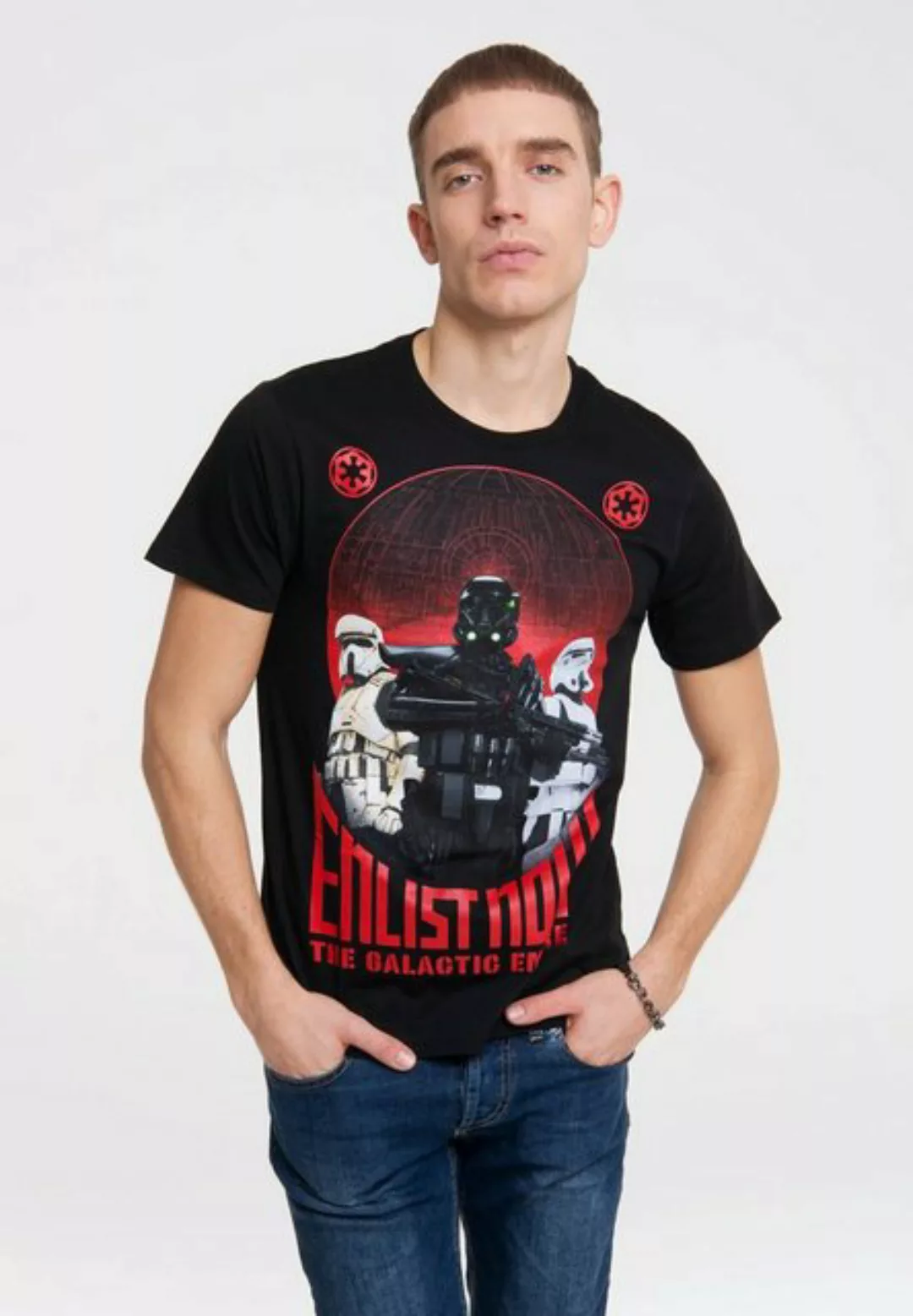 LOGOSHIRT T-Shirt Star Wars - Galactic Empire mit Star Wars-Motiv günstig online kaufen