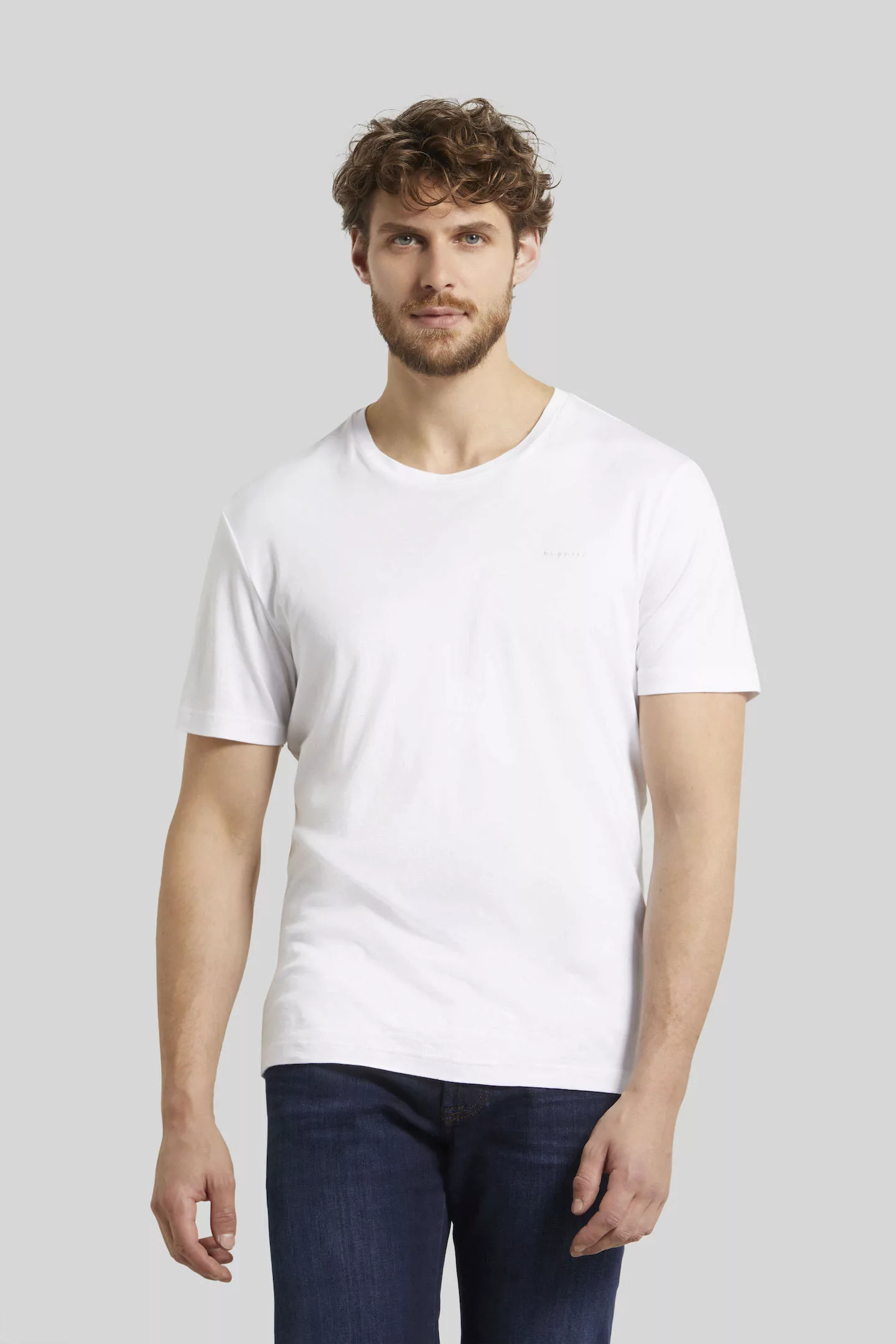 bugatti Rundhalsshirt, aus reiner Baumwolle günstig online kaufen