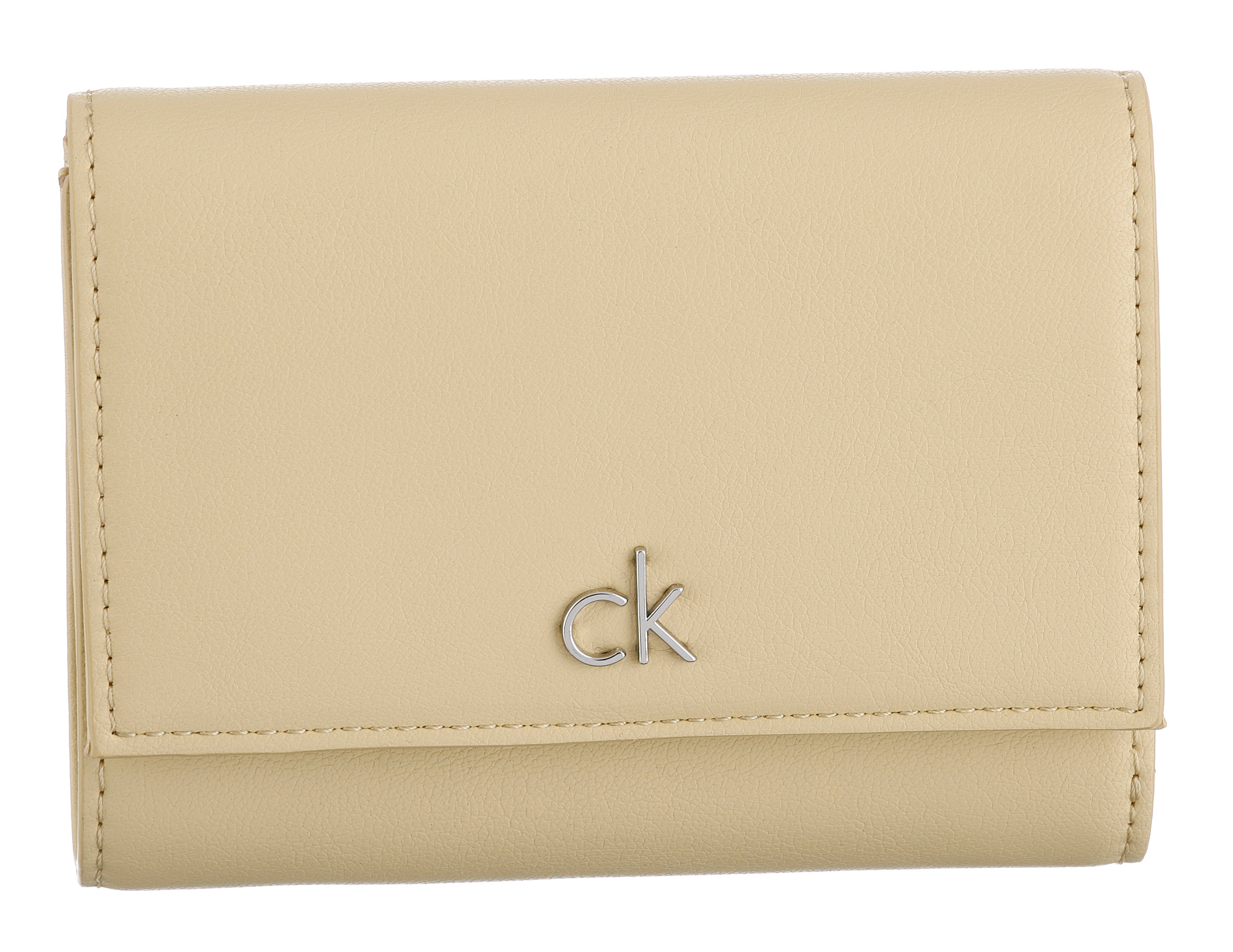 Calvin Klein Geldbörse "CK RE-LOCK MEDIUM TRIFOLD", Damen Portemonnaie, Gel günstig online kaufen