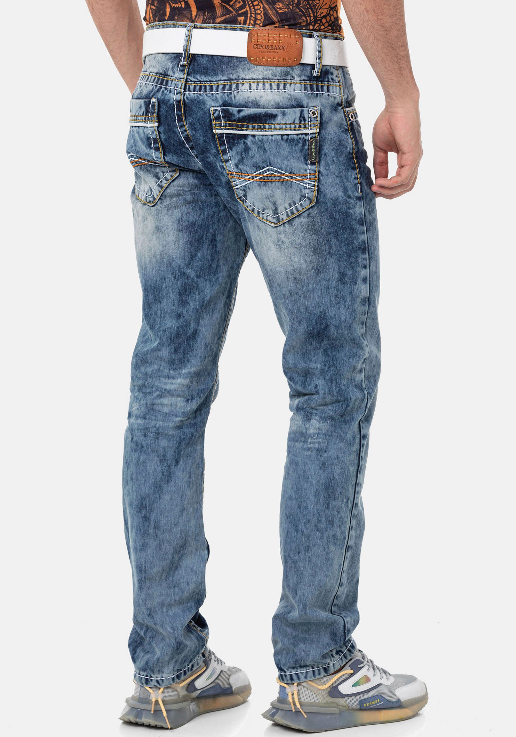 Cipo & Baxx Straight-Jeans "Jeans", In Straight Fit, CD-148 günstig online kaufen
