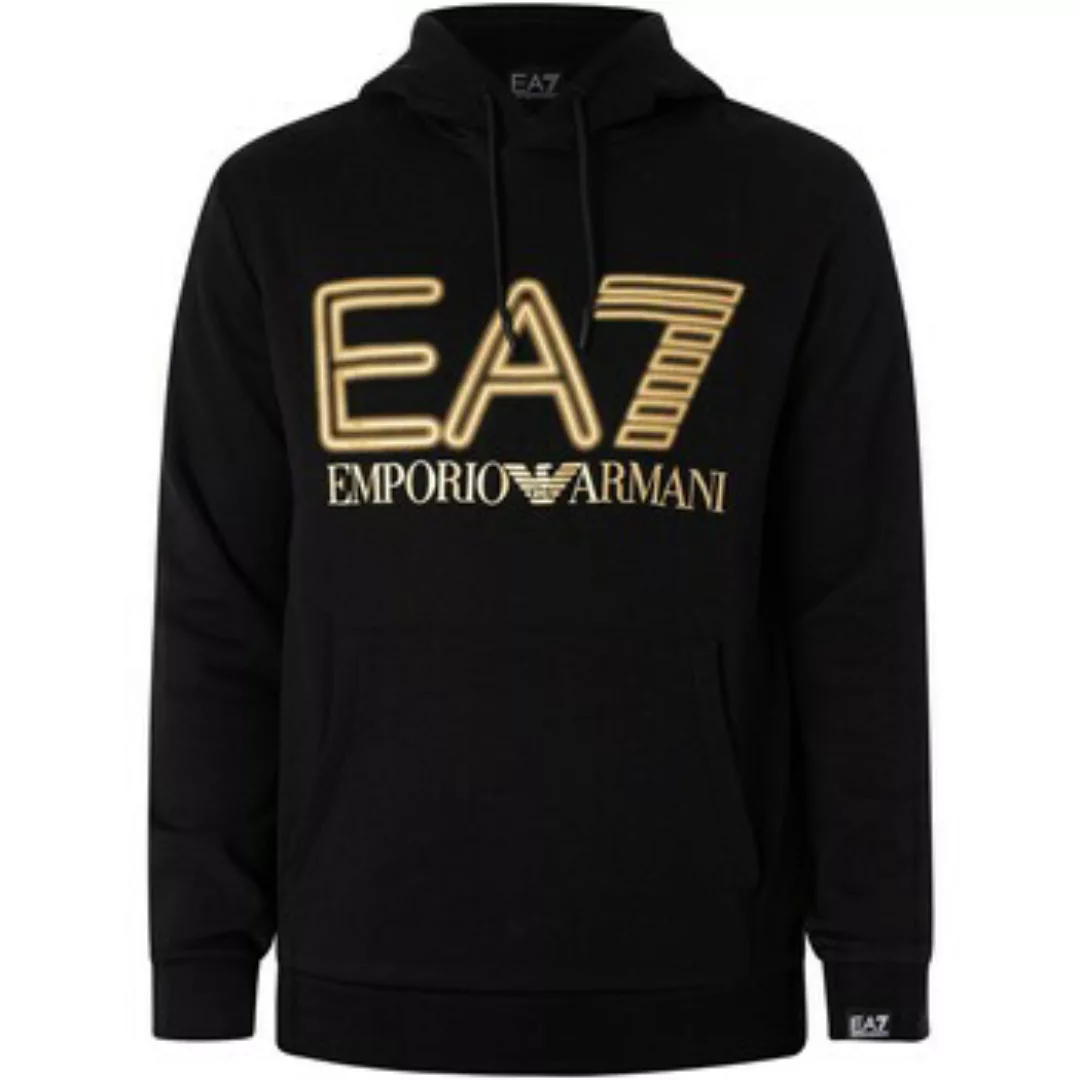 Emporio Armani EA7  Sweatshirt Grafischer Neon-Pullover-Hoodie günstig online kaufen