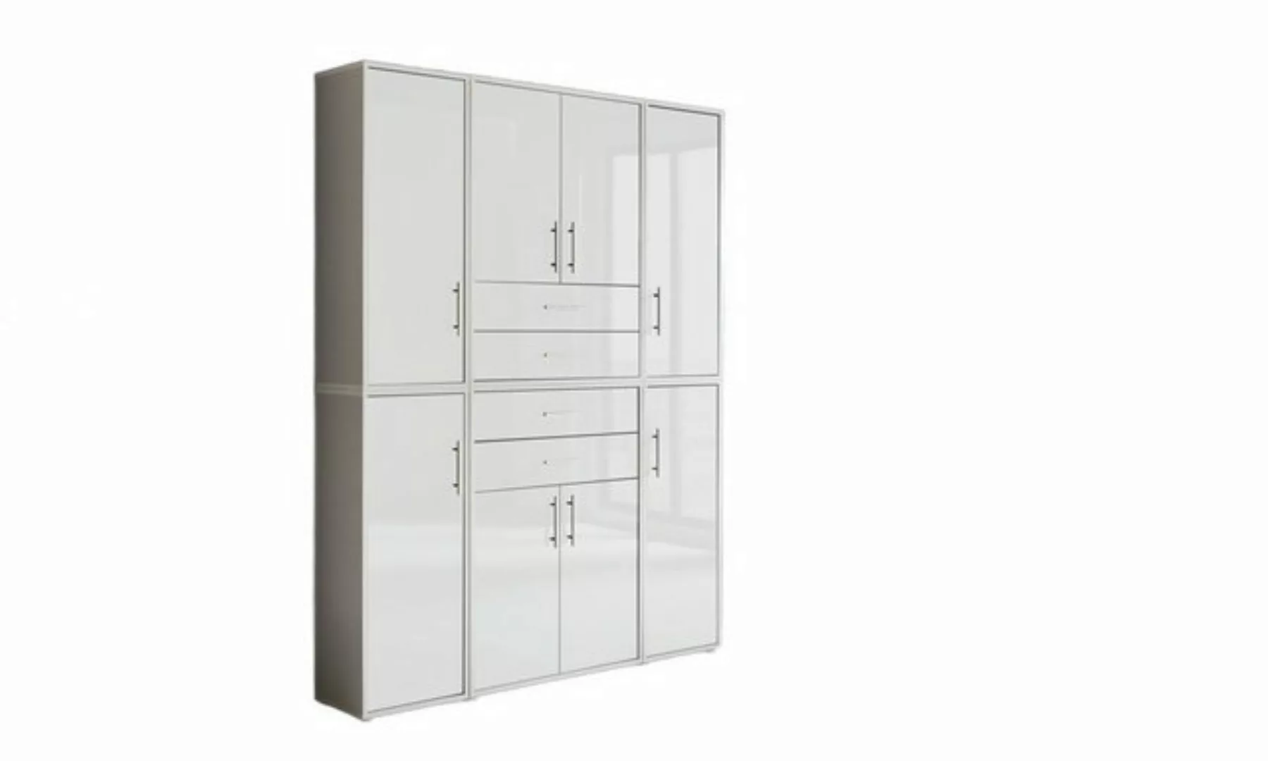 BMG Möbel Aktenschrank Tabor (Set 19, Büroschrank mit Metallgriffen) Made i günstig online kaufen