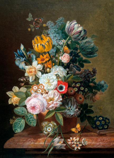 Art for the home Leinwandbild "Stillleben Blumen", Blumen, Stillleben Blume günstig online kaufen