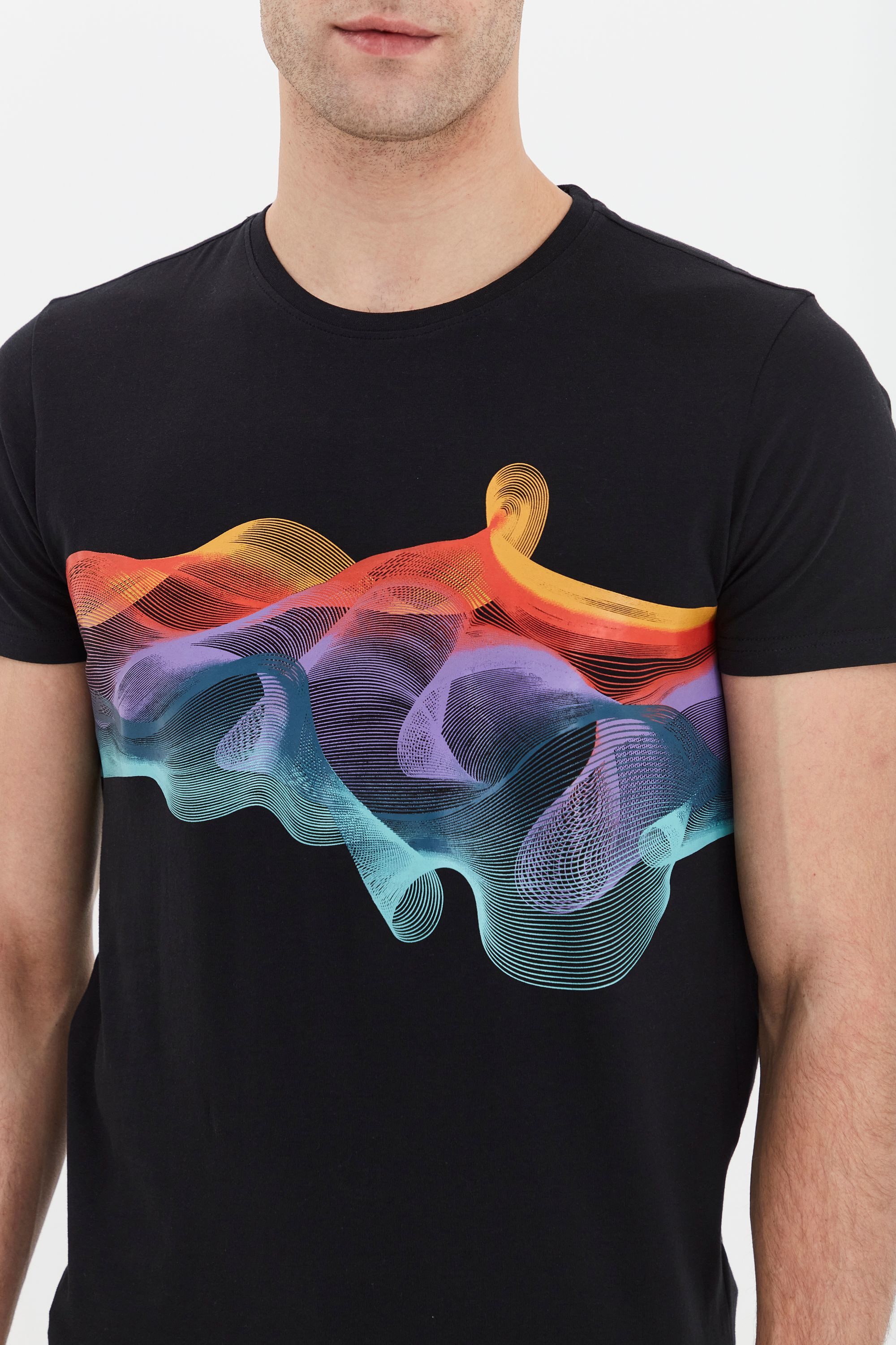 !Solid Print-Shirt SDPedro T-Shirt mit Print günstig online kaufen