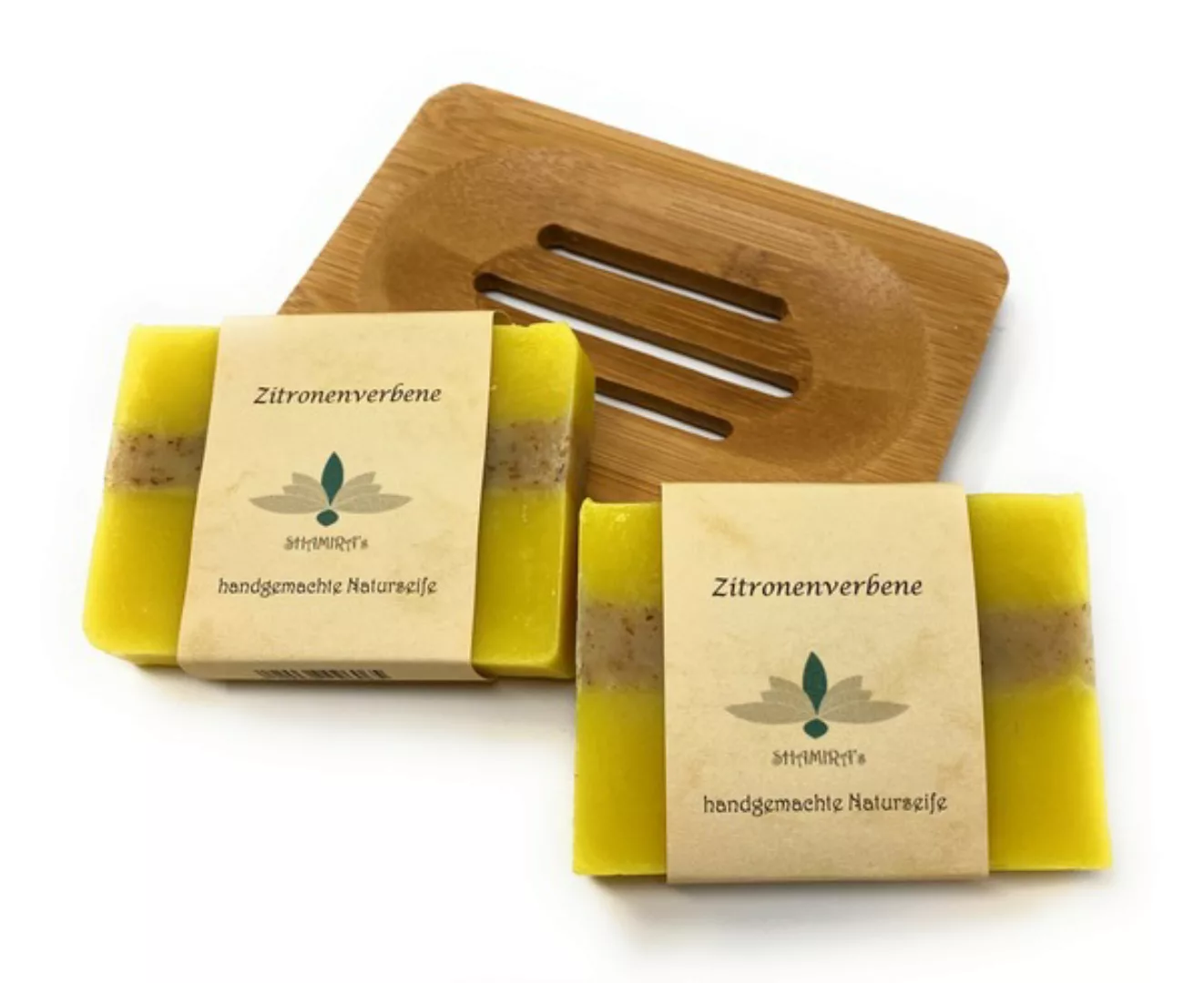 Seifenbundles: 2 Shamira´s Naturseifen + Seifenschale Aus Bambus günstig online kaufen