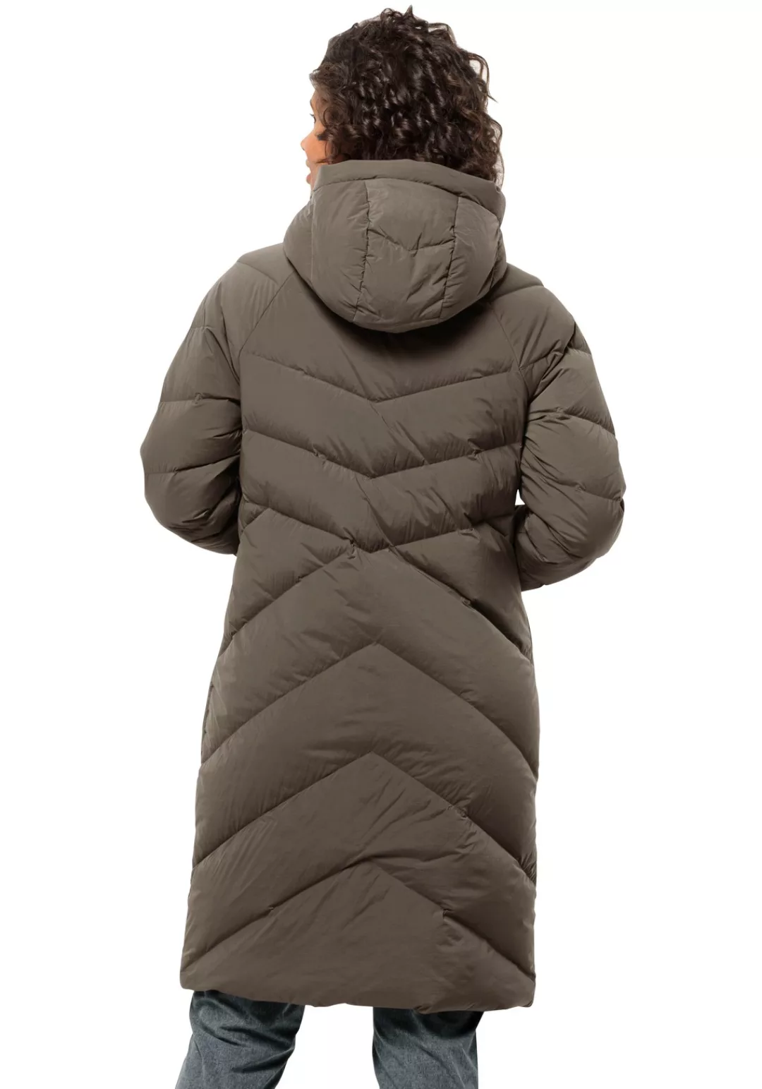 Jack Wolfskin Daunenmantel "MARIENPLATZ COAT W", mit Kapuze günstig online kaufen