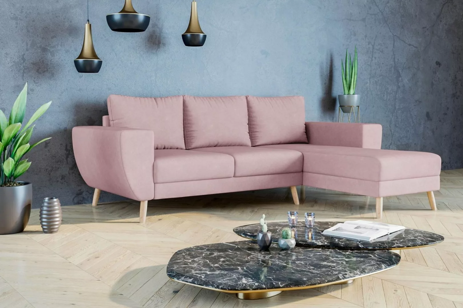 99rooms Ecksofa Marco, L-Form, Eckcouch, Design günstig online kaufen