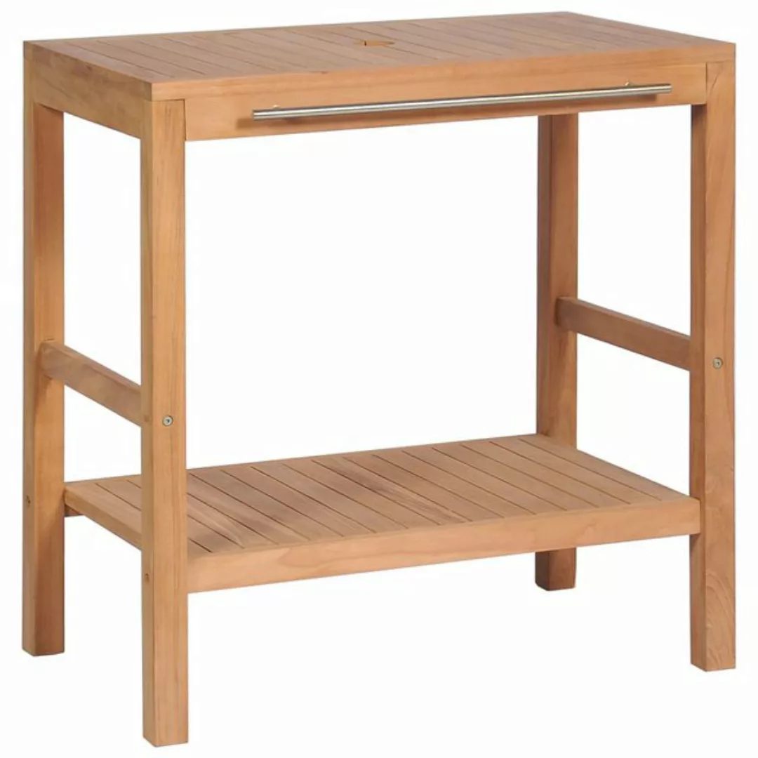 Waschtischunterschrank Massivholz Teak 74x45x75 Cm günstig online kaufen