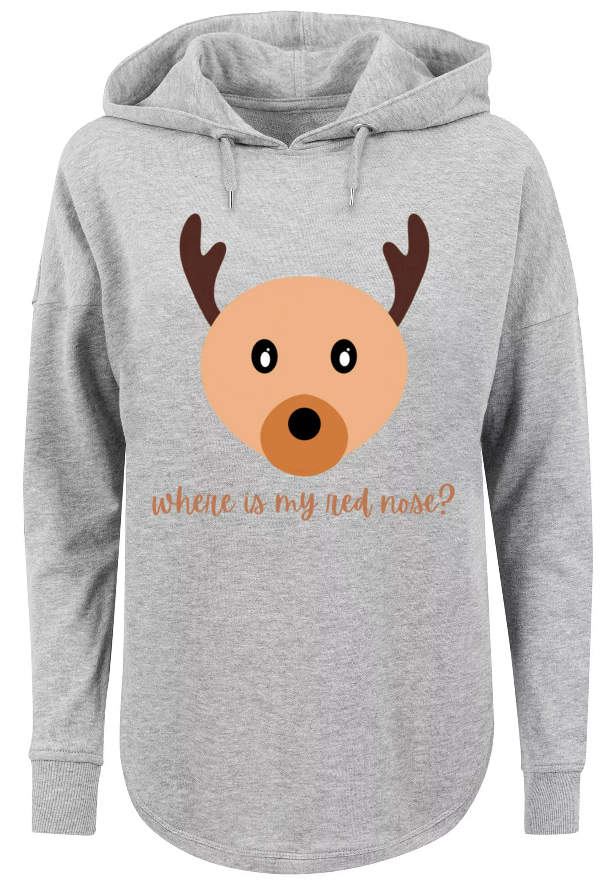 F4NT4STIC Kapuzenpullover "Red Nose Weihnachten", Print günstig online kaufen