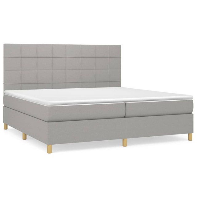 vidaXL Boxspringbett Bett Boxspringbett mit Matratze Stoff (200 x 200 cm, H günstig online kaufen