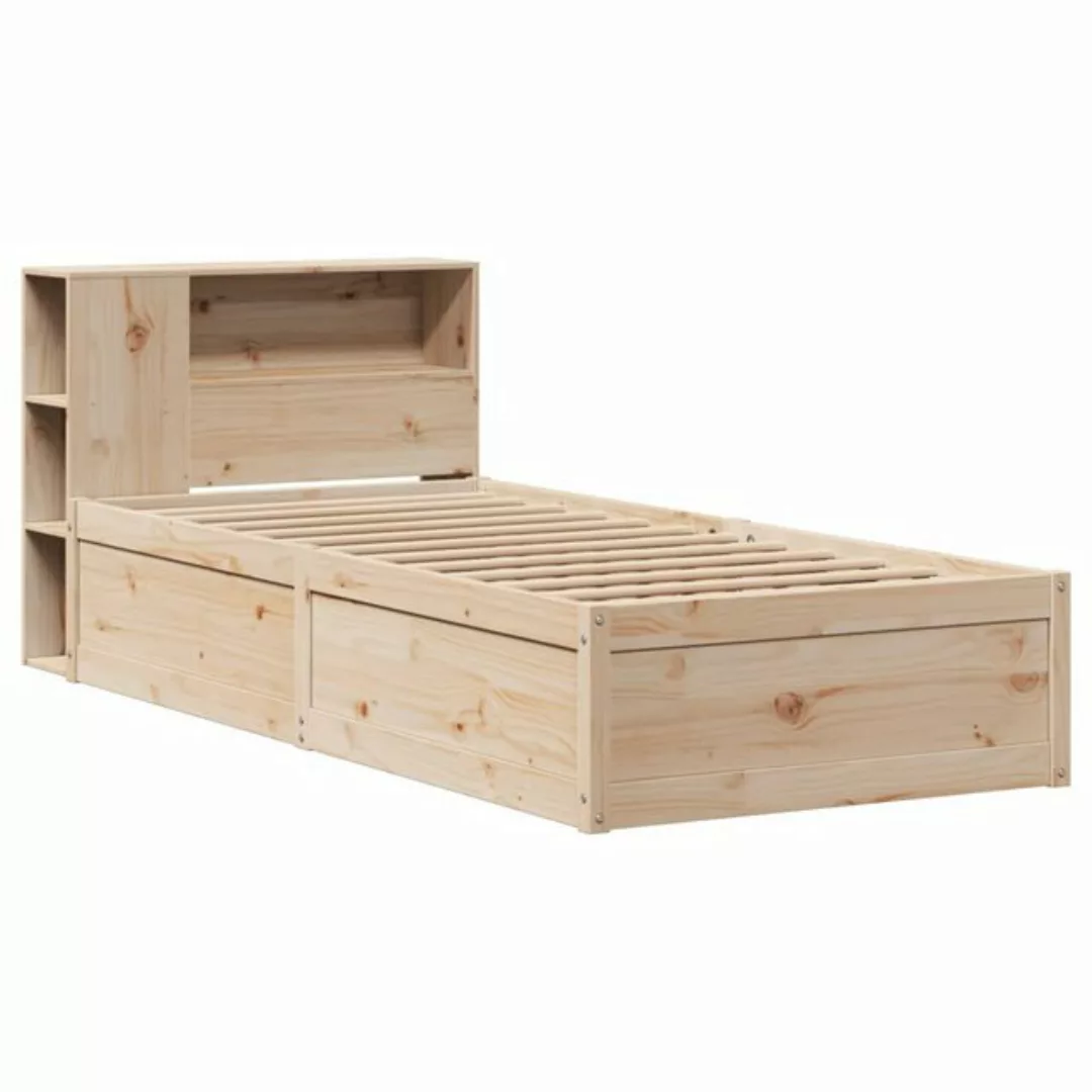 vidaXL Bett Massivholzbett ohne Matratze 100x200 cm Kiefernholz günstig online kaufen