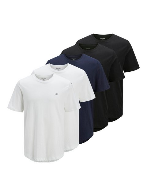 Jack & Jones Rundhalsshirt JPRBLABRODY TEE SS CREW NECK 5PK MP (Packung, 5- günstig online kaufen