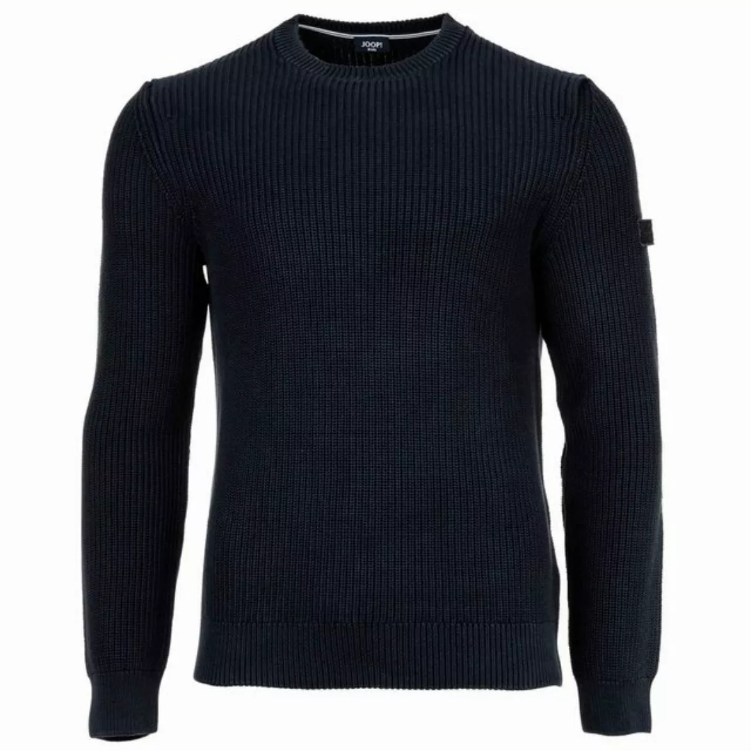 Joop Jeans Sweatshirt Herren Strickpullover - Haro, Rundhals, einfarbig günstig online kaufen