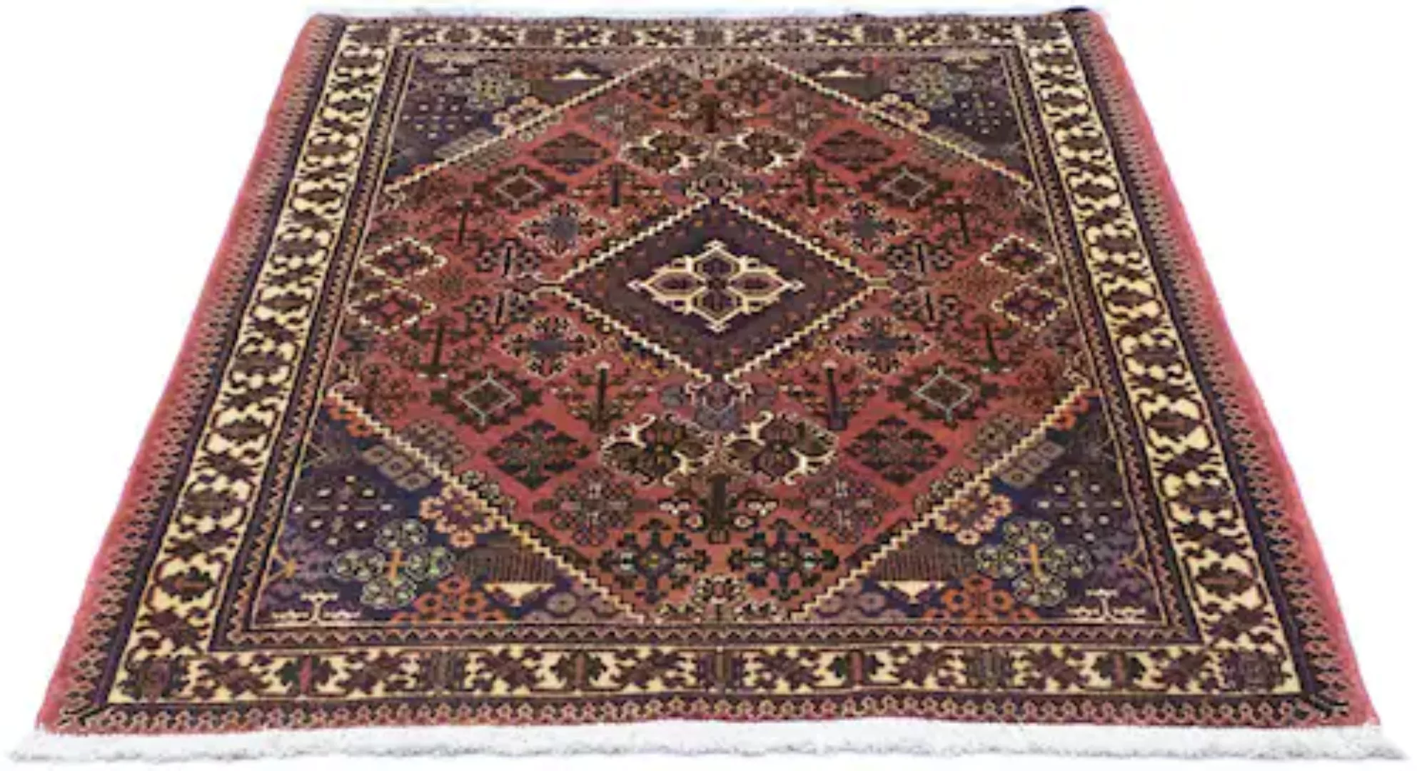 morgenland Wollteppich »Ghashghai Teppich handgeknüpft rot«, rechteckig, ha günstig online kaufen