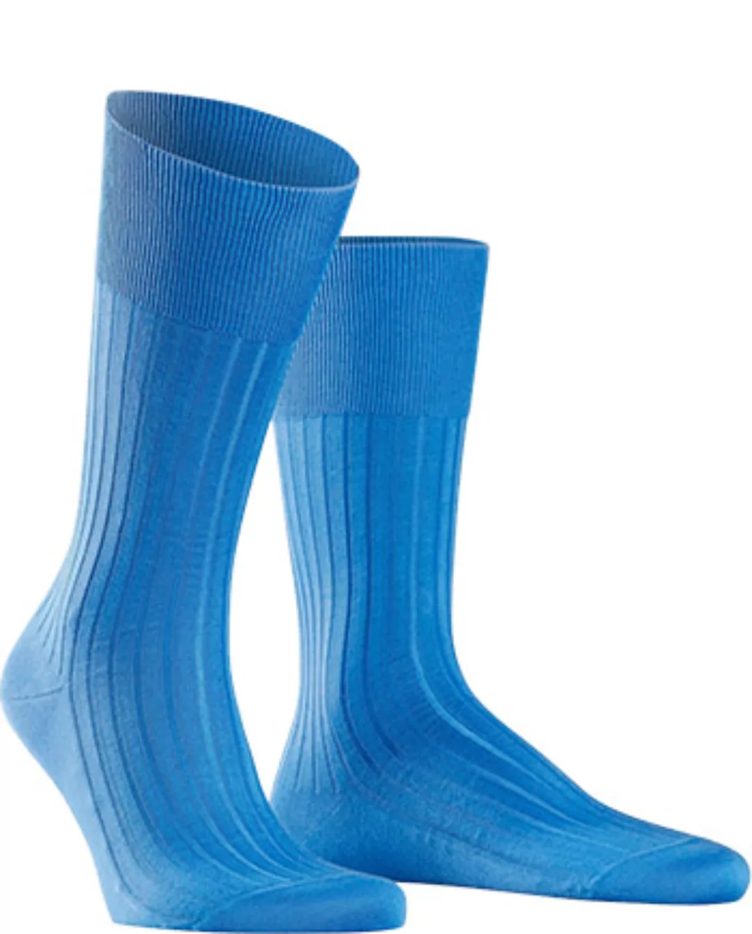 FALKE No. 13 Finest Piuma Cotton Gentlemen Socken, Herren, 45-46, Blau, Uni günstig online kaufen