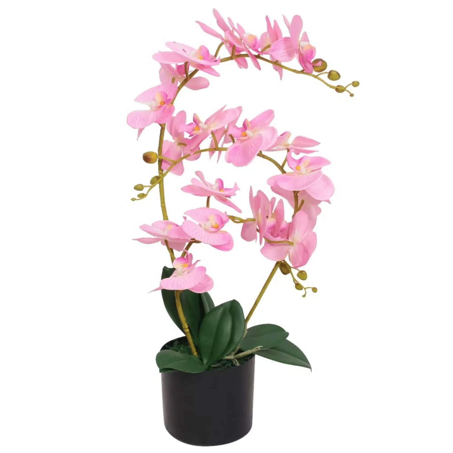 furnicato Künstliche Orchidee mit Topf 65 cm Rosa günstig online kaufen