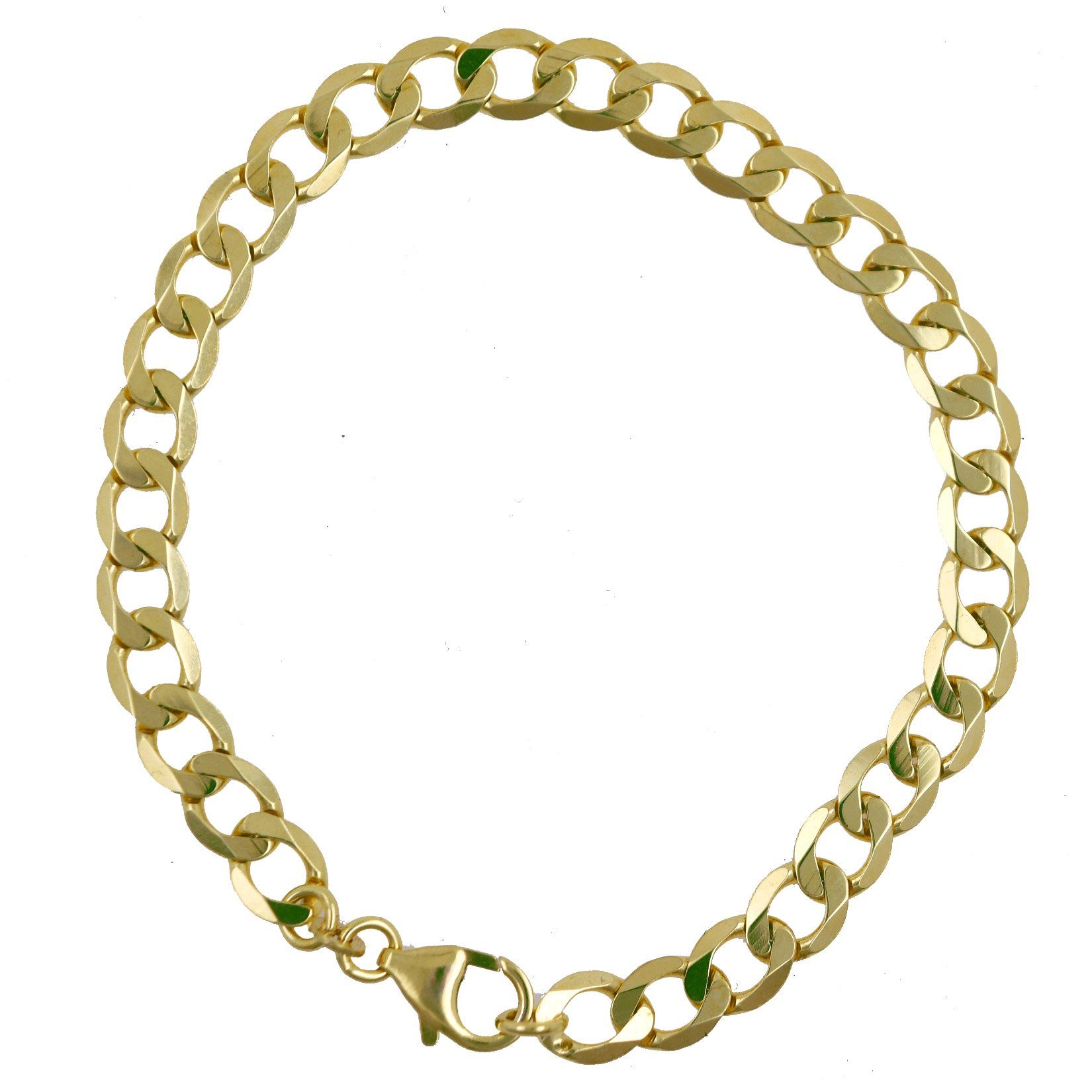HOPLO Goldarmband Goldkette Panzerkette Länge 21cm günstig online kaufen