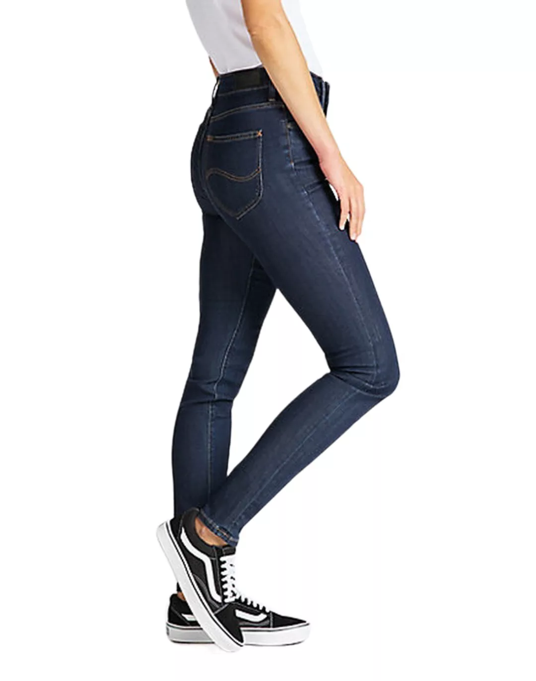 Lee Damen Jeans Jeanshose Stretch Scarlett High Skinny Fit - Blau - Tonal S günstig online kaufen