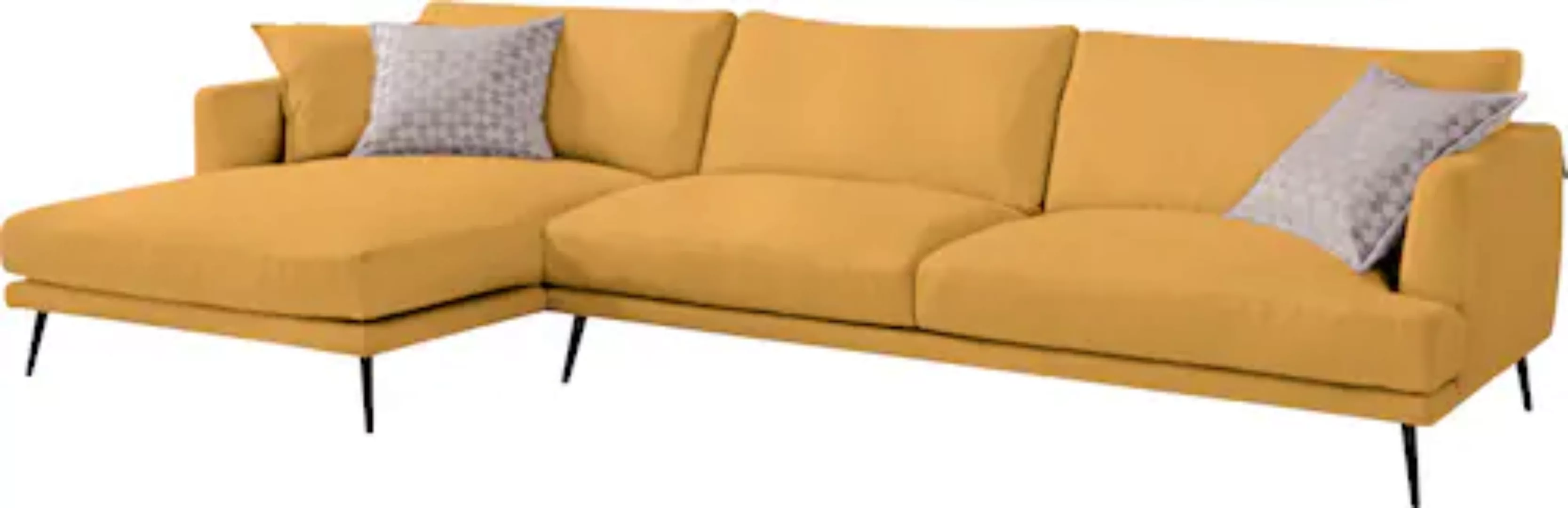 Egoitaliano Ecksofa »Sophia, Designsofa mit extrakomfortablem Sitzkomfort«, günstig online kaufen