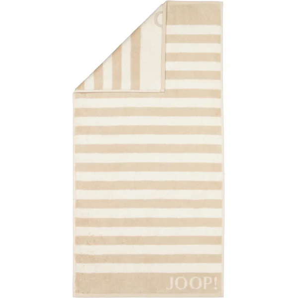 JOOP! Classic - Stripes 1610 - Farbe: Sand - 30 - Handtuch 50x100 cm günstig online kaufen