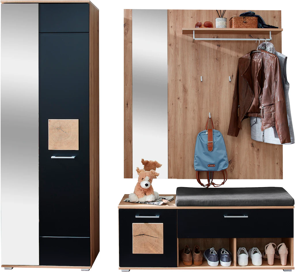 Innostyle Garderoben-Set "Fun Garderoben Set, 206x195x38cm (B/H/T)", (1 St. günstig online kaufen