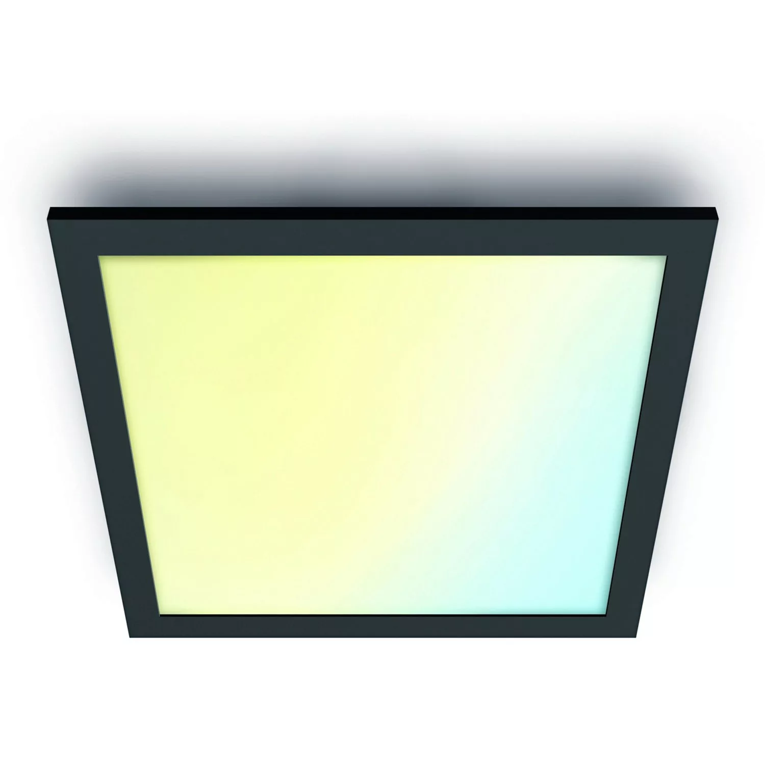 WiZ LED-Deckenleuchte Panel, schwarz, 60x60 cm günstig online kaufen