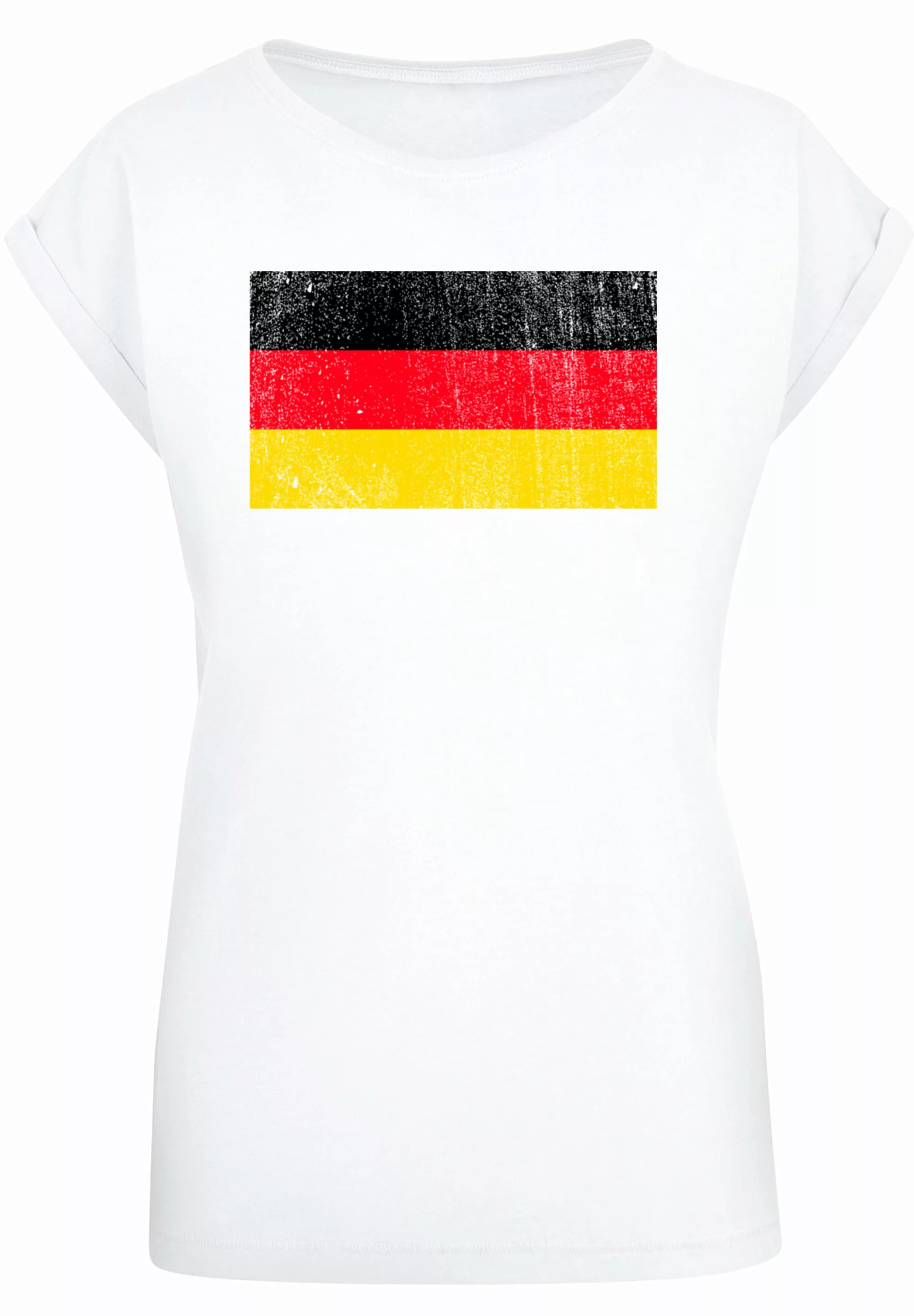 F4NT4STIC T-Shirt "Germany Deutschland Flagge distressed", Print günstig online kaufen