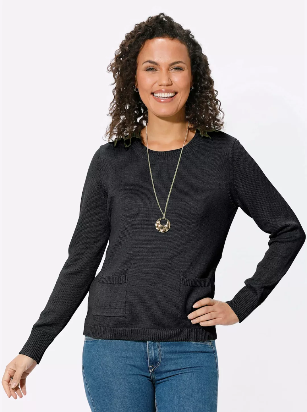 Casual Looks Rundhalspullover "Pullover" günstig online kaufen