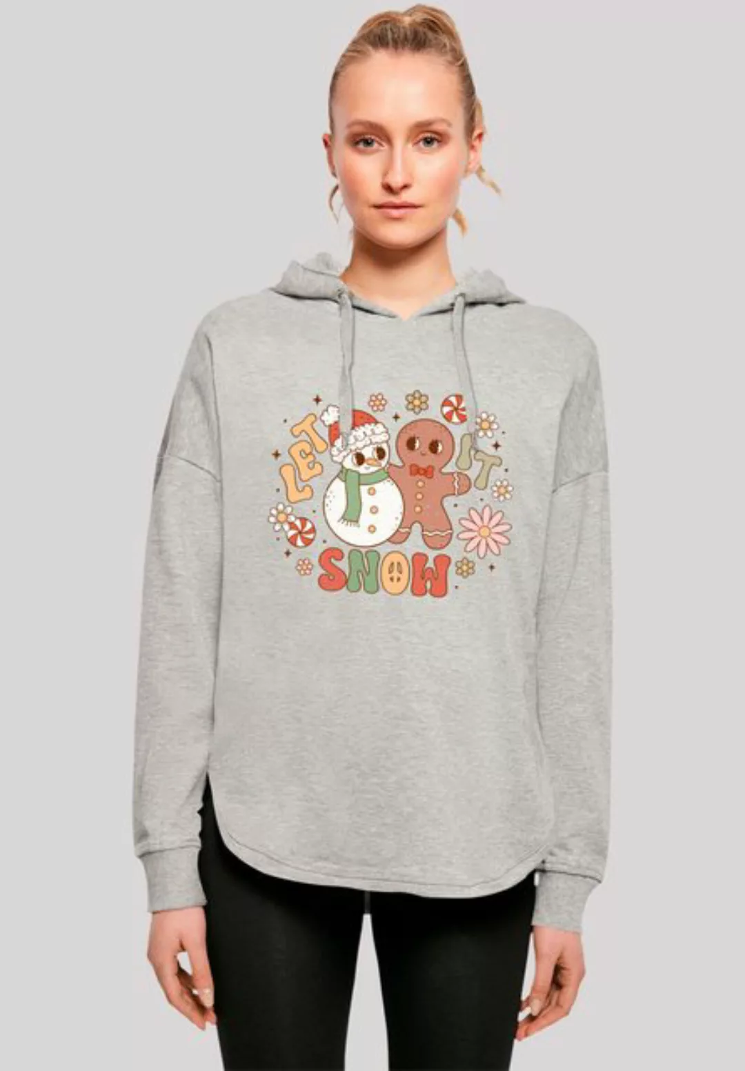 F4NT4STIC Kapuzenpullover "Let It Snow Gingerbread", Premium Qualität, Weih günstig online kaufen