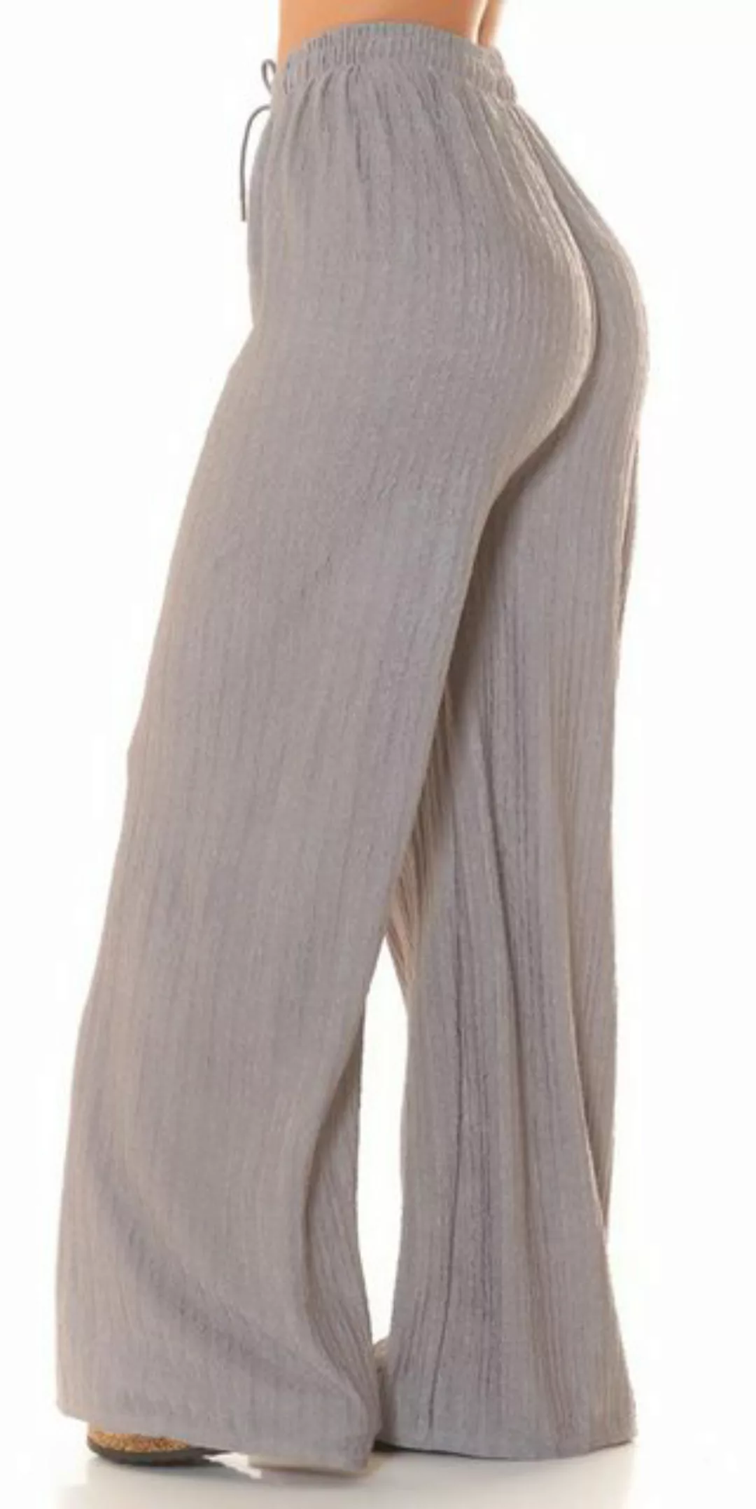 Koucla Palazzohose MUSTHAVE SOMMER HOSE DAMEN MIT WEITEM BEIN, LEICHTE SOMM günstig online kaufen