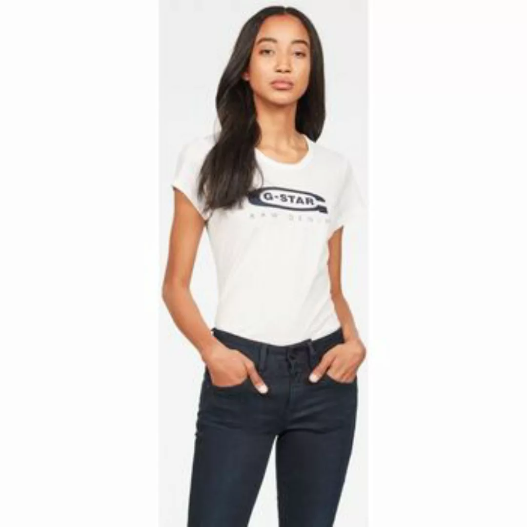 G-Star Raw  T-Shirts & Poloshirts D15115 4107 GRAPHIC 20-110 WHITE günstig online kaufen