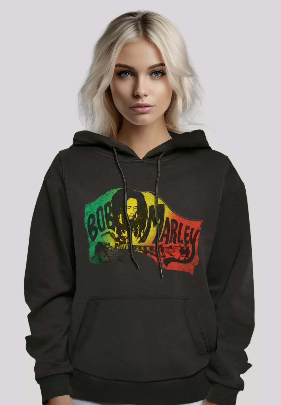 F4NT4STIC Kapuzenpullover "Bob Marley Chords Reggae Music", Premium Qualitä günstig online kaufen