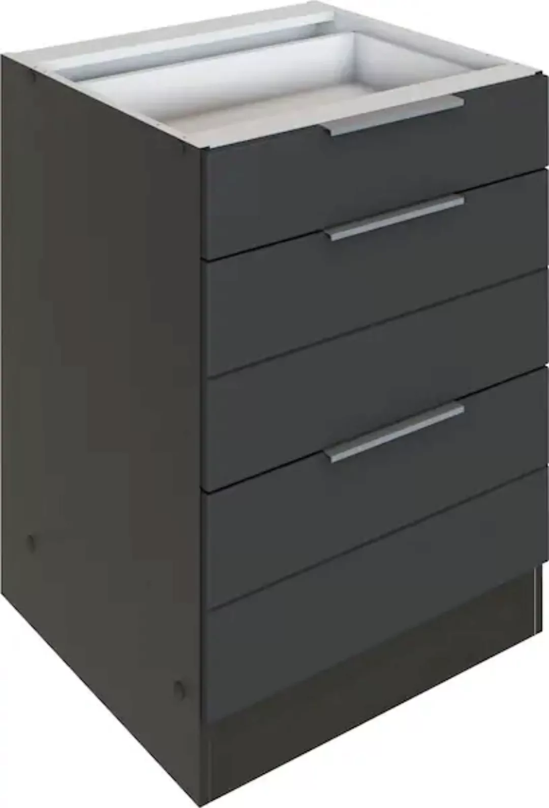 KOCHSTATION Auszugsunterschrank »KS-Luhe«, 60 cm breit, hochwertige MDF-Fro günstig online kaufen