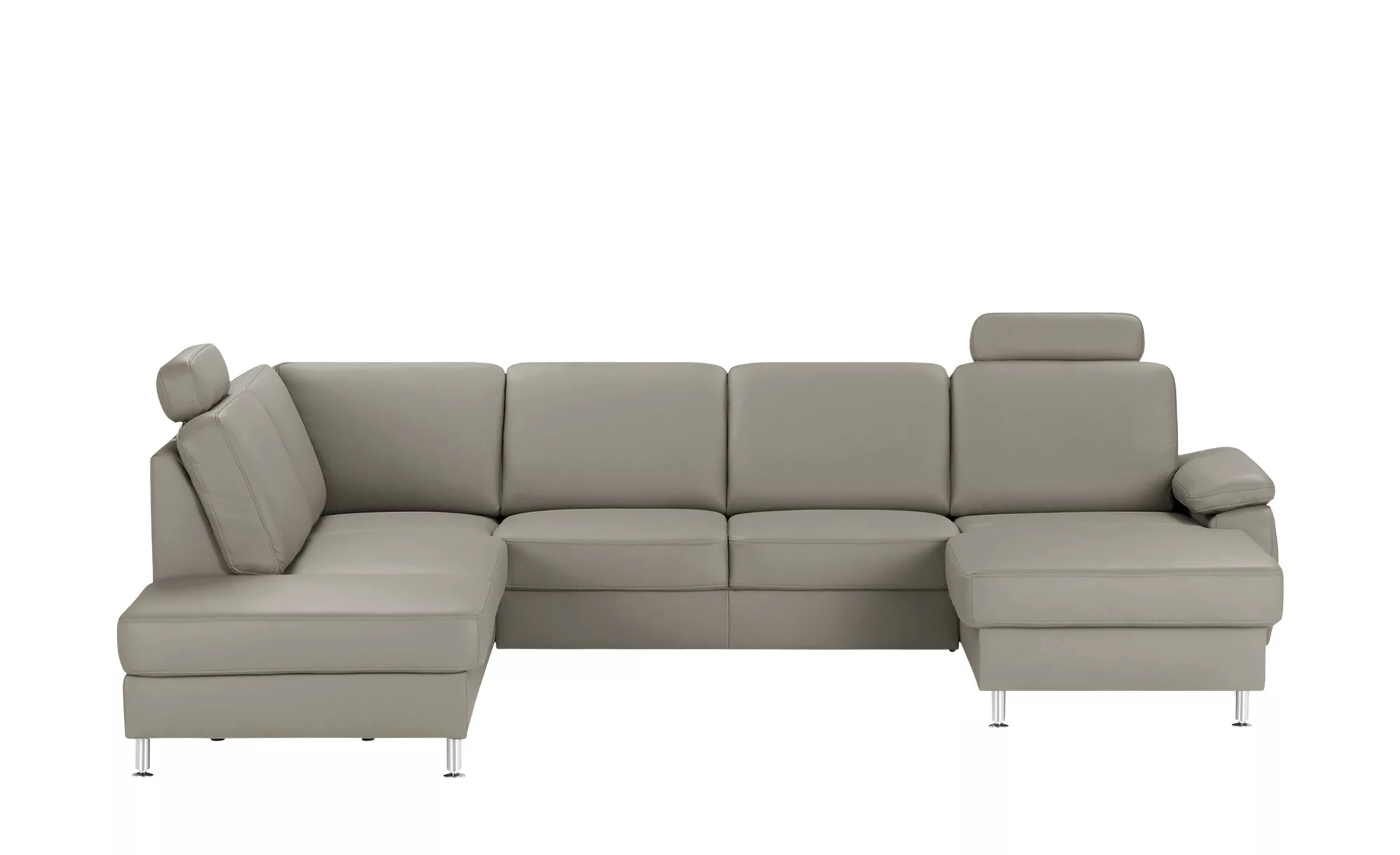 meinSofa Wohnlandschaft  Kathi - grau - 86 cm - Polstermöbel > Sofas > Lede günstig online kaufen