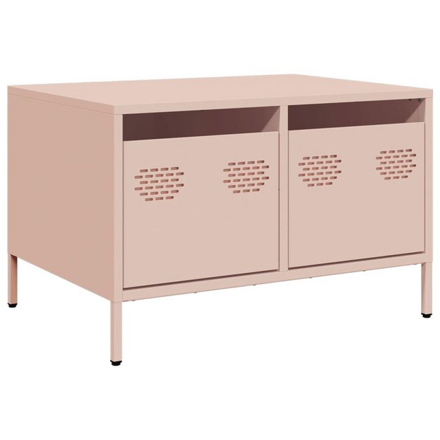 vidaXL TV-Schrank TV-Schrank Rosa 68x50x43,5 cm Kaltgewalzter Stahl (1-St) günstig online kaufen