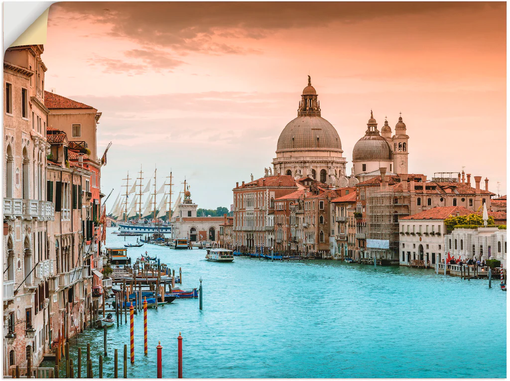 Artland Wandbild "Venedig Canal Grande I", Italien, (1 St.), als Alubild, O günstig online kaufen