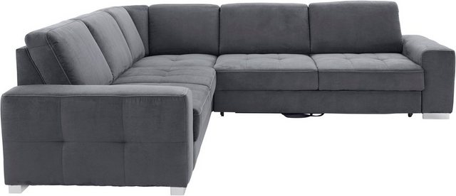 sit&more Ecksofa "Santorini L-Form", mit Federkern und Sitztiefenverstellun günstig online kaufen