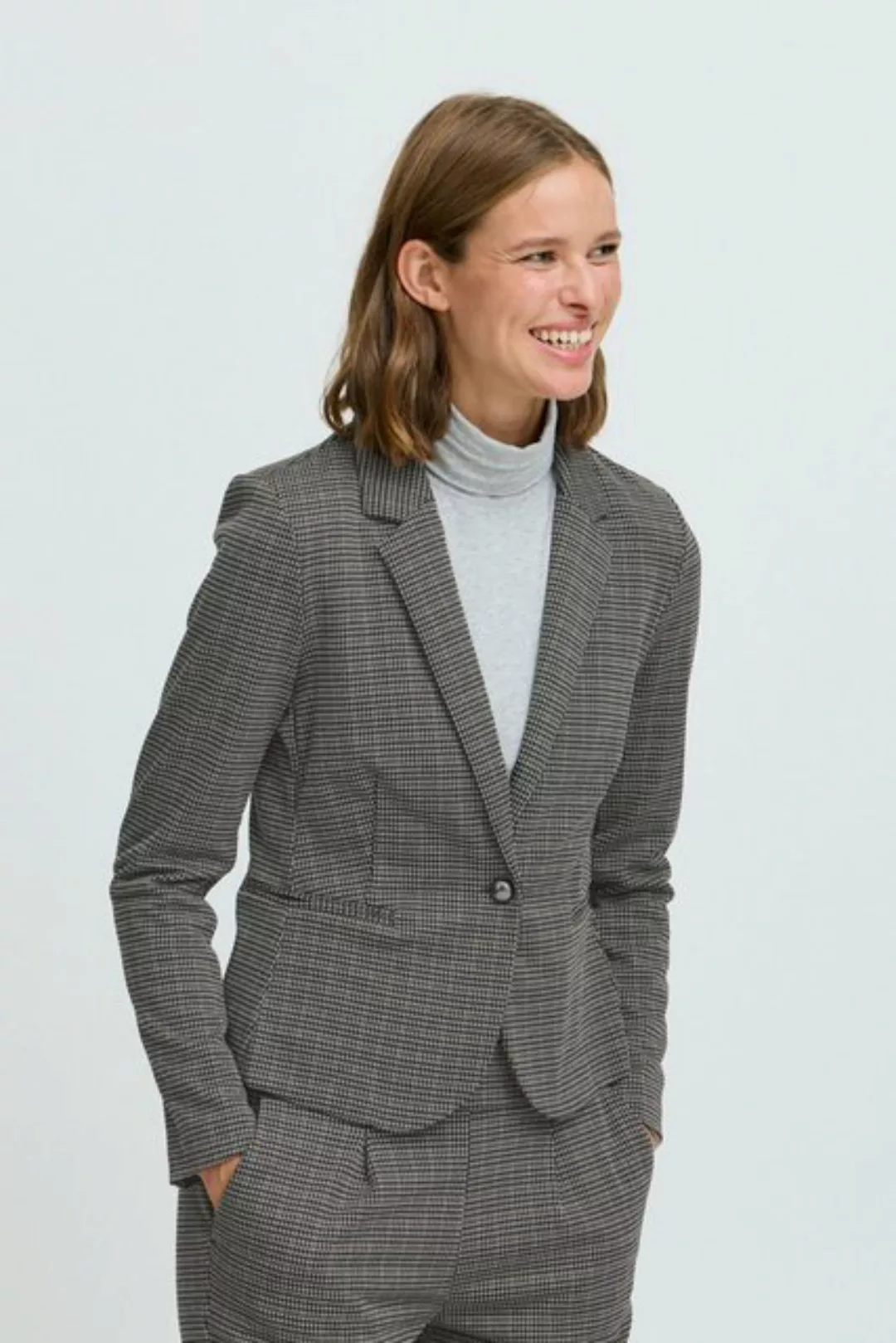 b.young Kurzblazer BYROWAN BLAZER - karierter Blazer günstig online kaufen