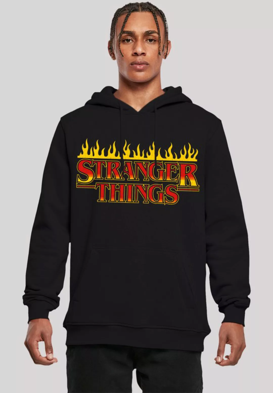 F4NT4STIC Kapuzenpullover "Stranger Things Fire Logo Men Netflix TV Series" günstig online kaufen