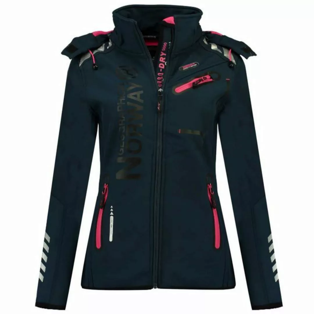 Geographical Norway Softshelljacke Damen Outdoor Wind Jacke Herbst Winter Ü günstig online kaufen