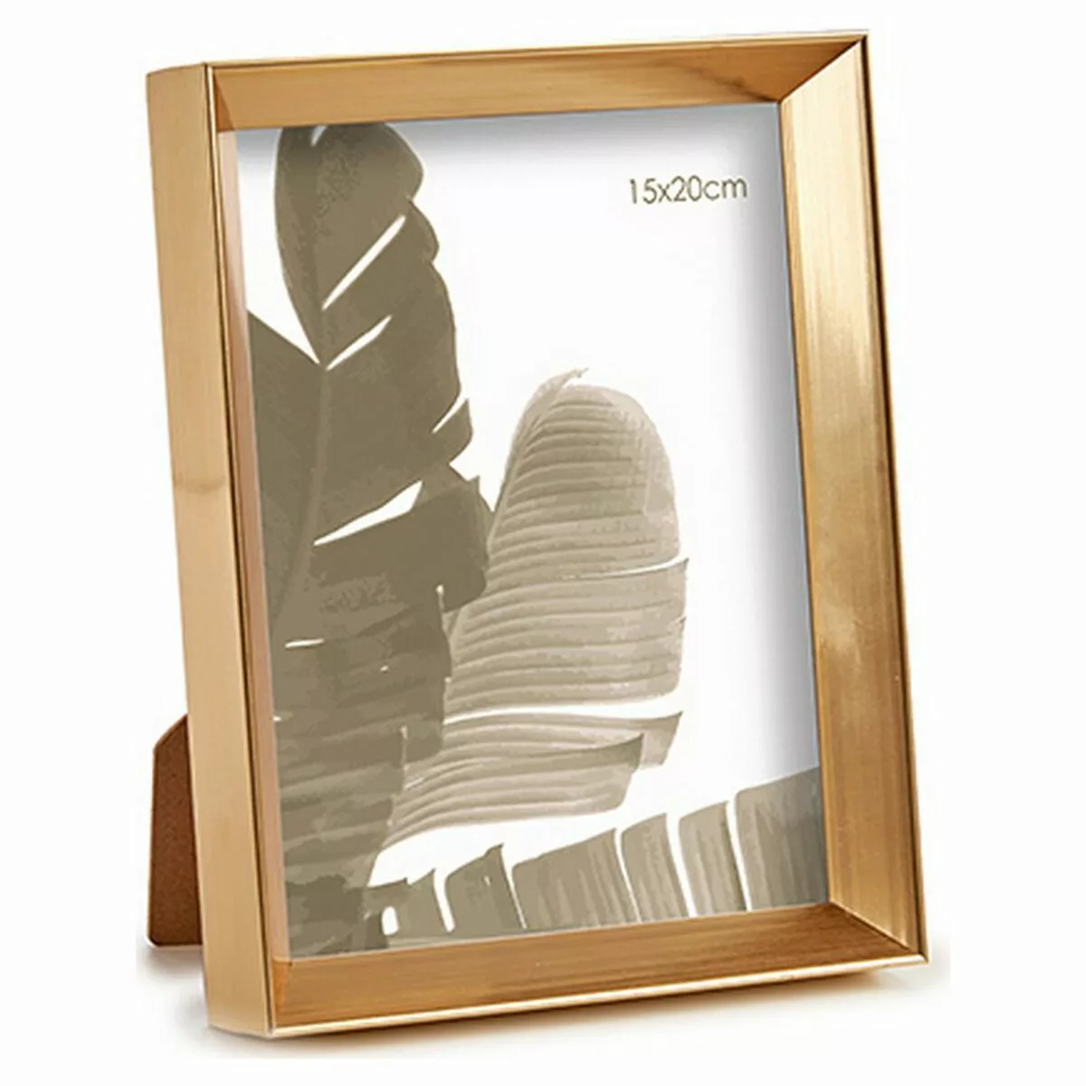 Fotorahmen Golden Kunststoff Glas (17,3 X 3,3 X 22,3 Cm) (15 X 20 Cm) günstig online kaufen