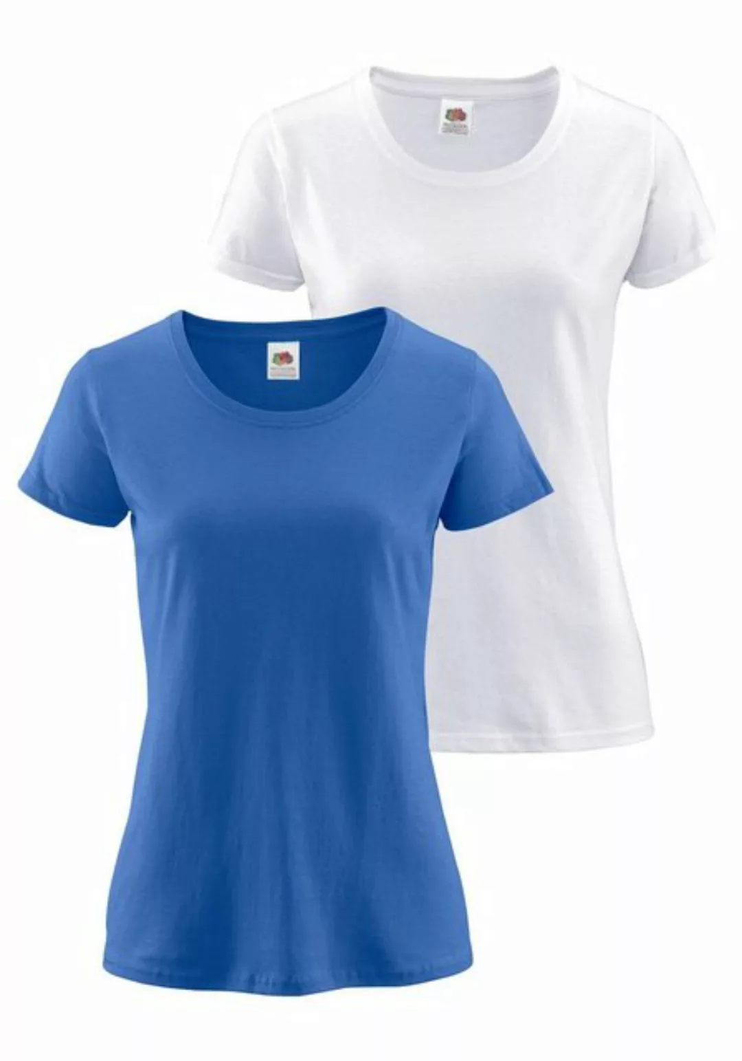 Fruit of the Loom Rundhalsshirt Lady Fit Premium (Packung, 2-tlg., 2er-Pack günstig online kaufen