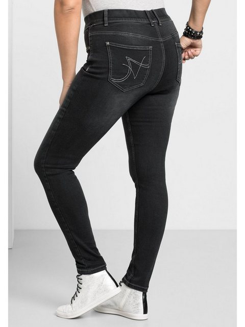 Sheego Jeansjeggings "Große Größen", Power-Stretch-Qualität günstig online kaufen